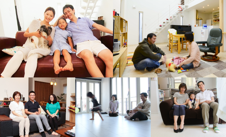 地元密着 団欒風景 写真